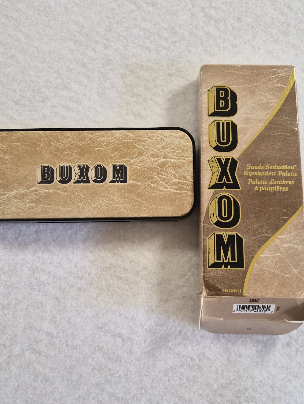 BUXOM Suede Seduction Eyeshadow Palette - Beige, Taupe, Warm Nude Shades - Picture 4 of 7